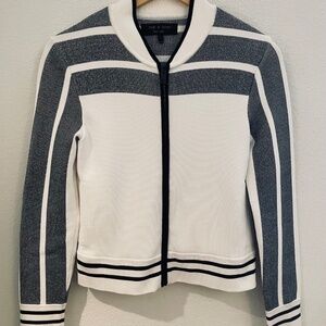 RAG & BONE Bomber Style Knit Jacket